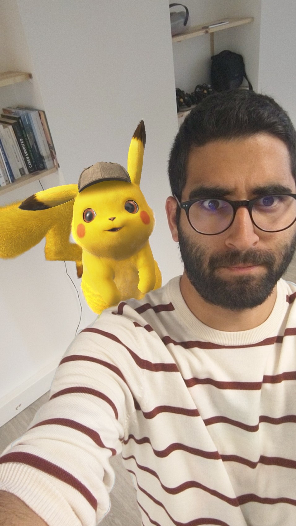 Comment faire un selfie avec Détective Pikachu sur Google Playground