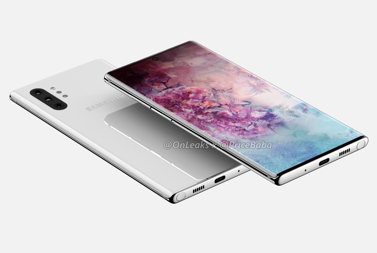 Samsung Galaxy Note 10 Pro : son design apparaît en rendu 3D après celui du Note 10