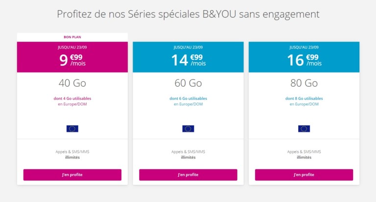 Forfait Mobile : Bouygues Telecom Prolonge Toutes Ses Offres Sans ...