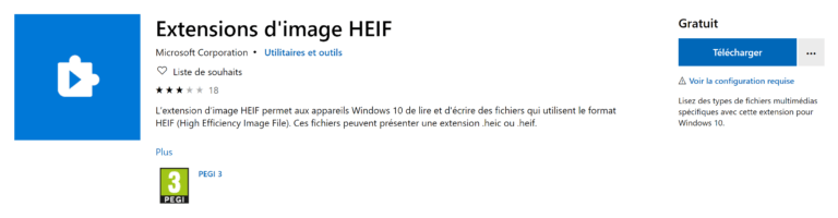 Windows 10  comment ouvrir des images HEIF et des vidéos HEVC