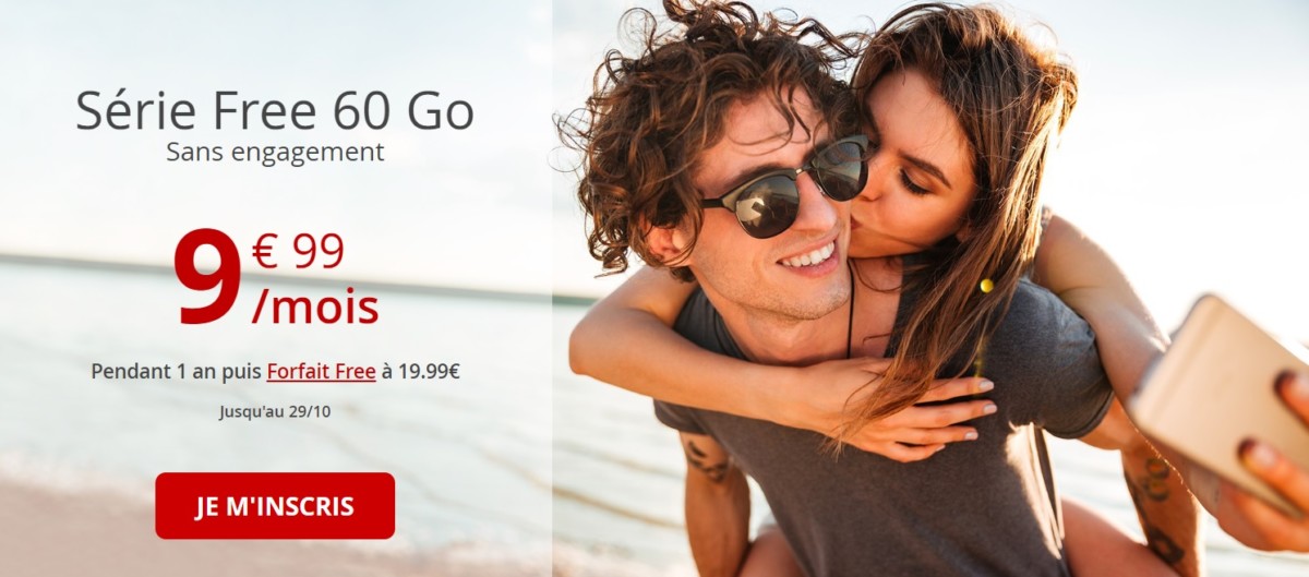 Free mobile : le forfait en série limitée propose dorénavant 60 Go pour 1 euros de plus