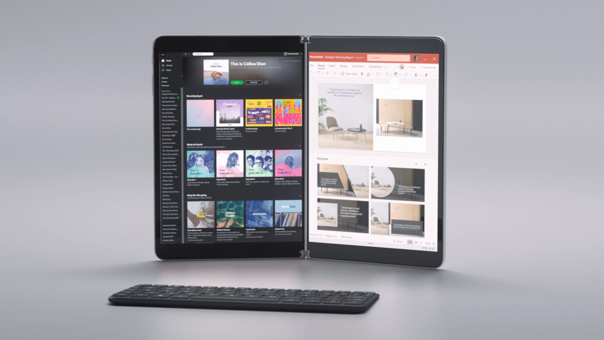 Le Surface Neo et son clavier sans fil