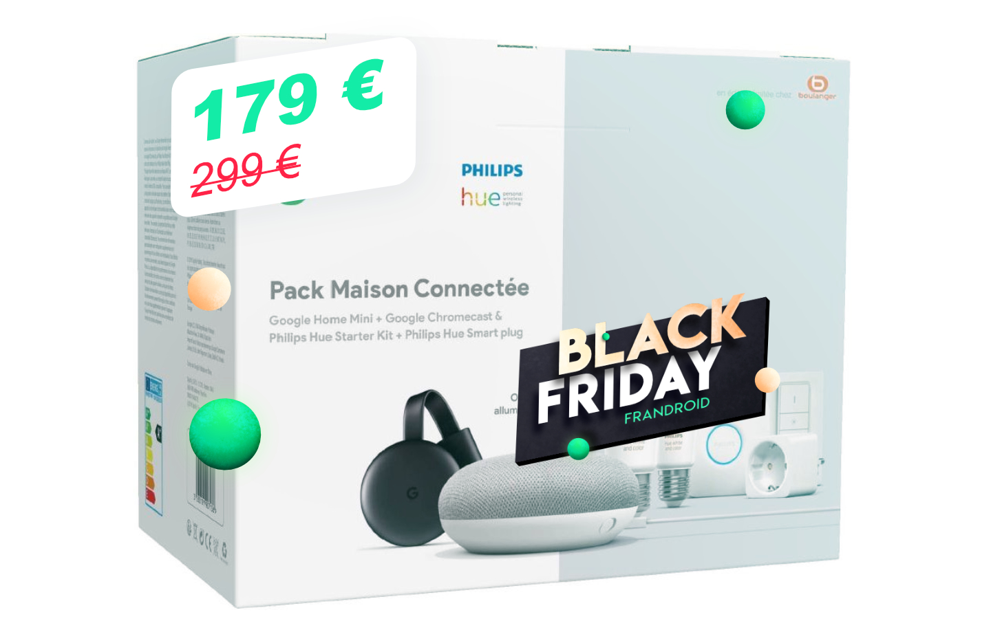 Le meilleur pack Maison connectée est à 179 € pour le Black Friday
