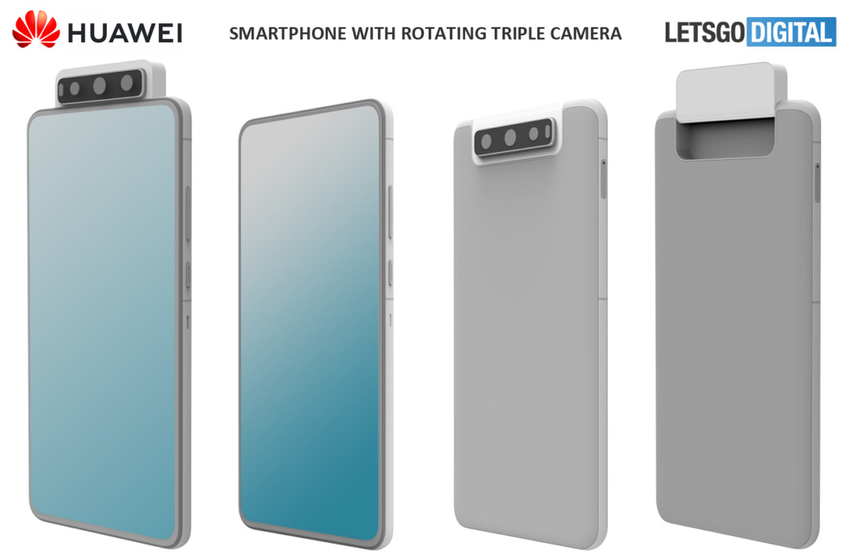 Huawei prépare un smartphone à trois capteurs photos rotatifs