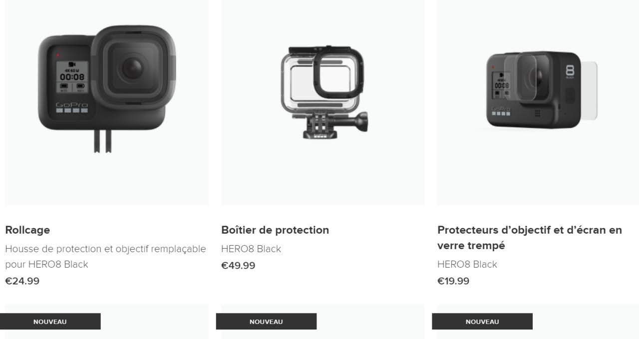 GoPro Rollcage Housse de protection et objectif pour HERO8 Black - Kamera  Express