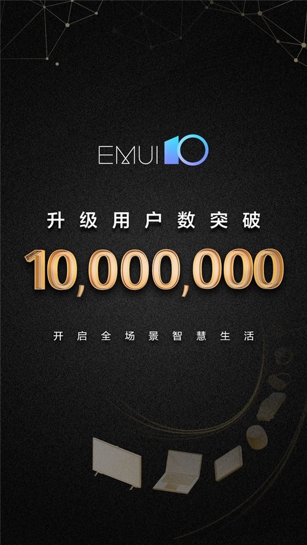 EMUI 10 : plus de 10 millions de smartphones Huawei profitent d&rsquo;Android 10