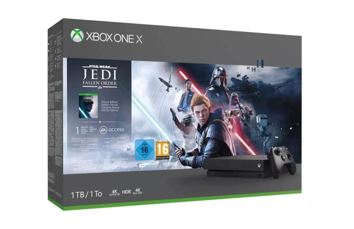 Xbox One X : la console de Microsoft tombe à moins de 300 euros (avec le jeu Star Wars)