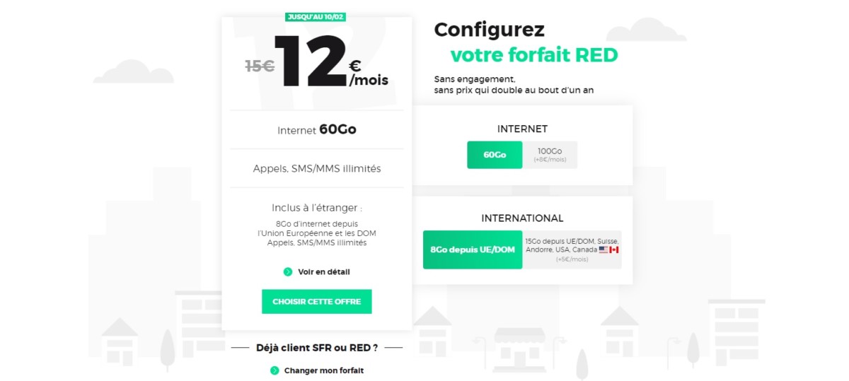 RED by SFR : les offres Fibre/ADSL et forfait mobile 4G pour ce week-end
