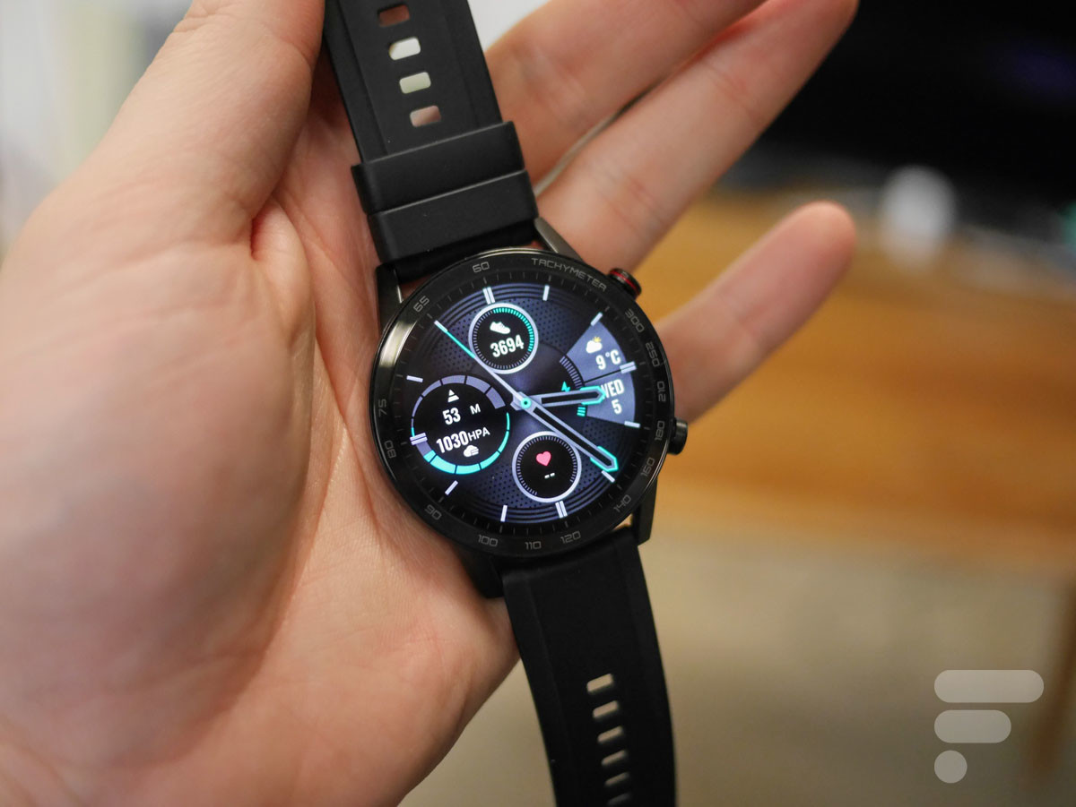 Huawei Honor Magic Watch Montres Connectée 46 mm 4 Jours Batterie Android  Noir