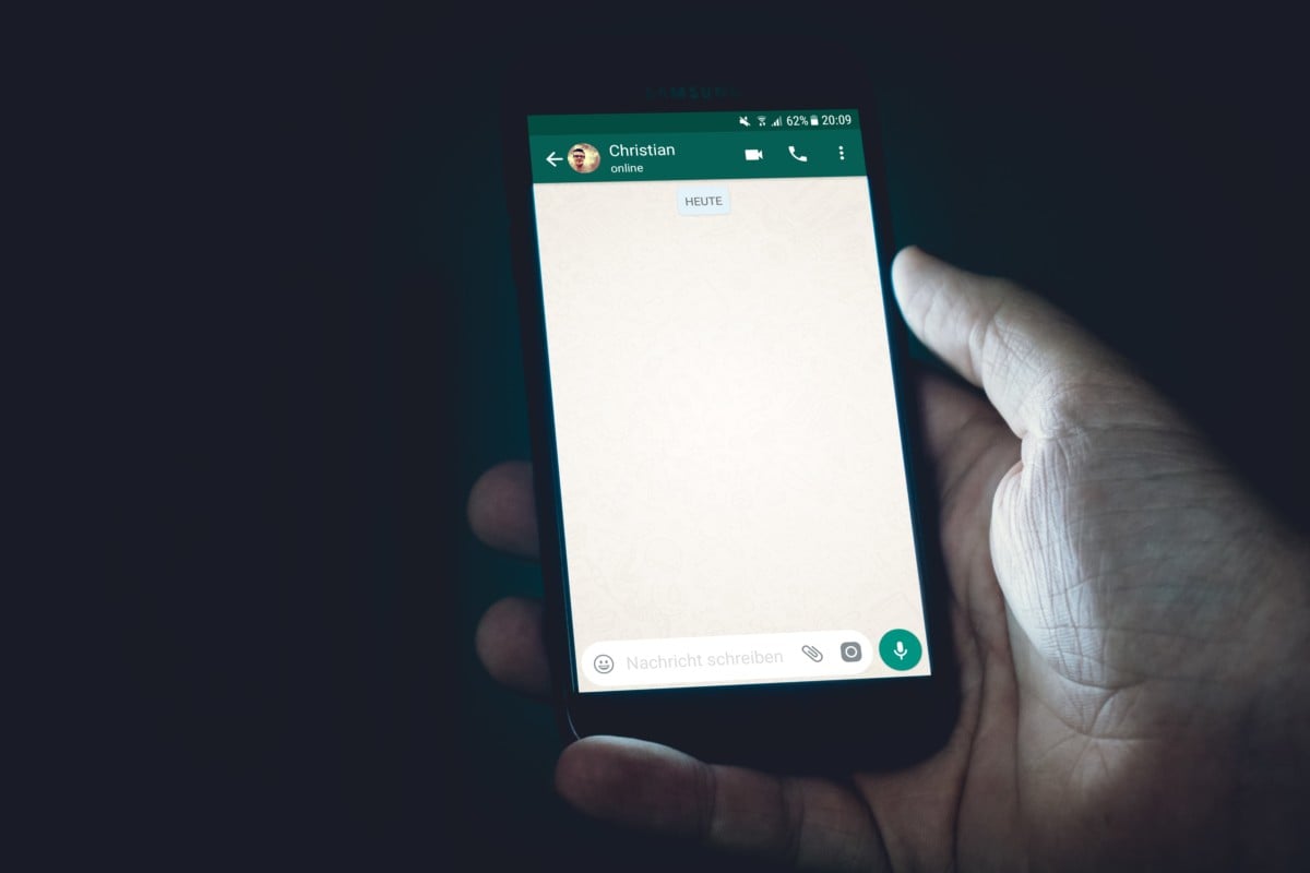 L'application WhatsApp sur smartphone