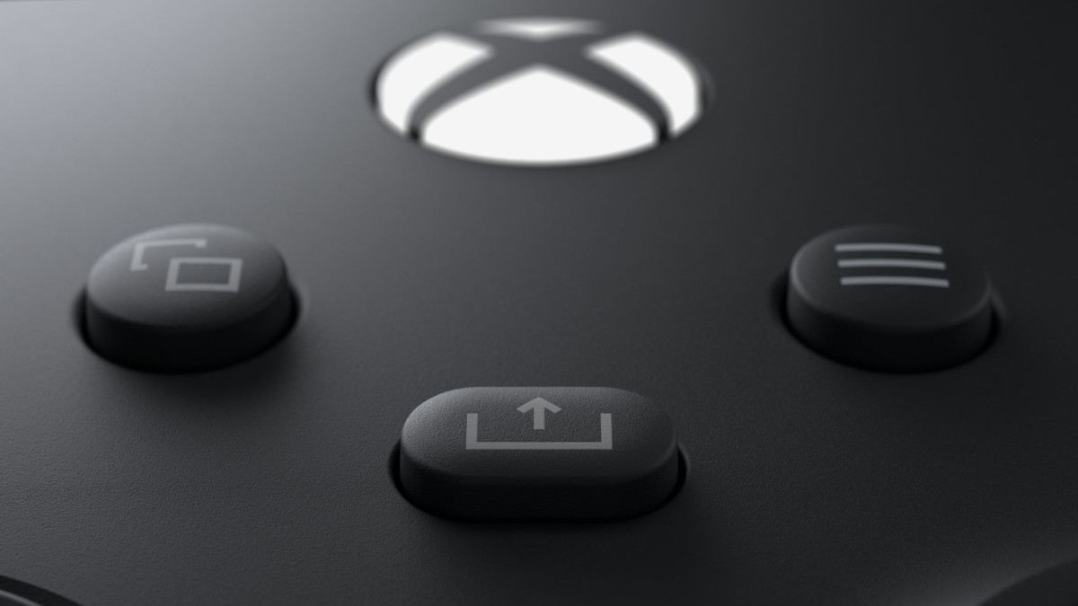 Bouton partage de la manette de Xbox Series X