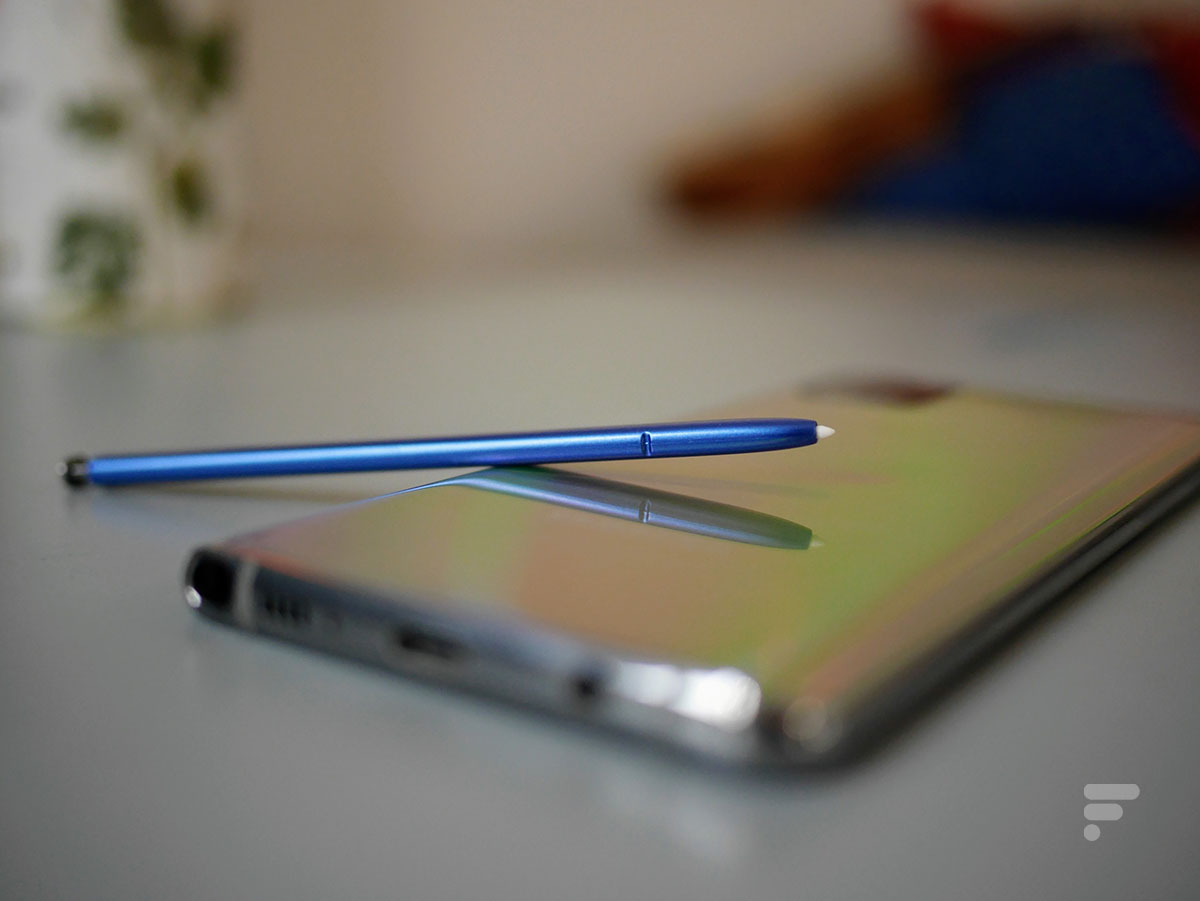 Le stylet S-Pen du Samsung Galaxy Note 10 Lite