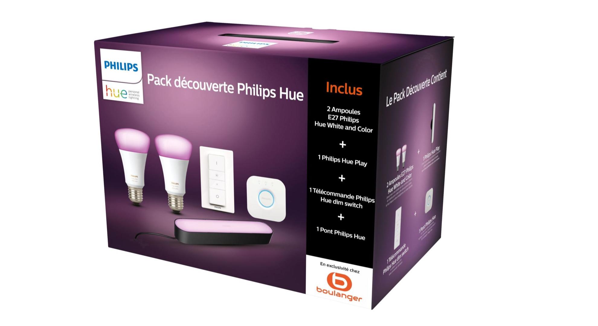 Philips Hue : le kit de démarrage 2 ampoules + pont à moins de 70€