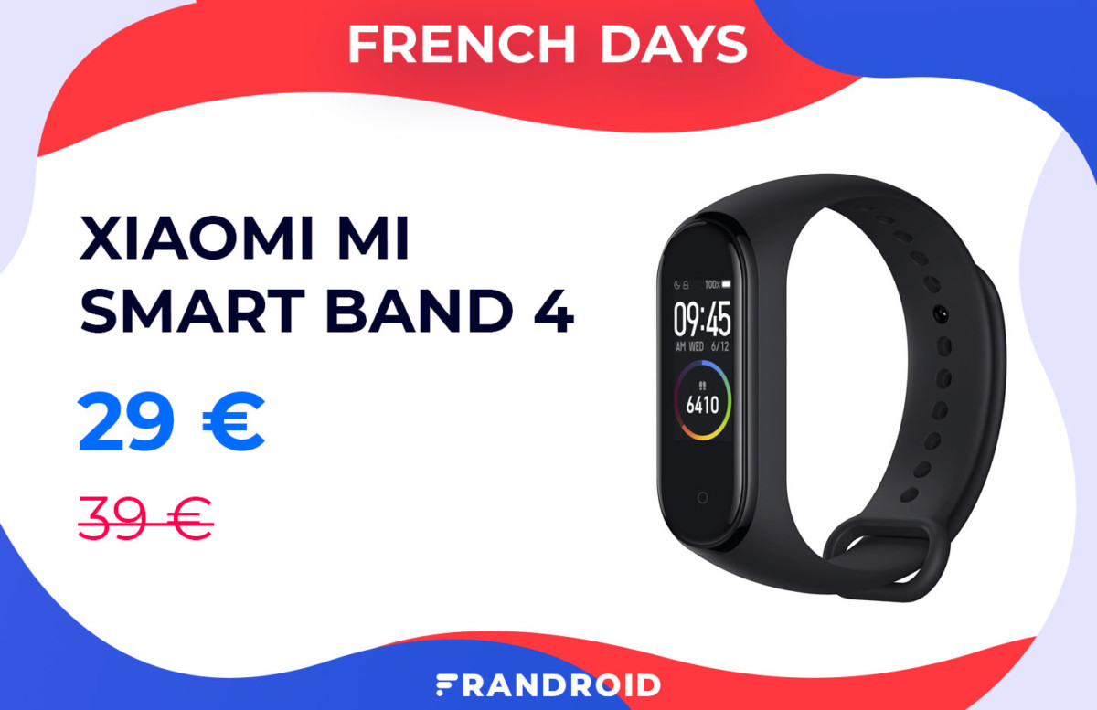 Le Xiaomi Mi Band 4 devient encore plus abordable lors des French Days