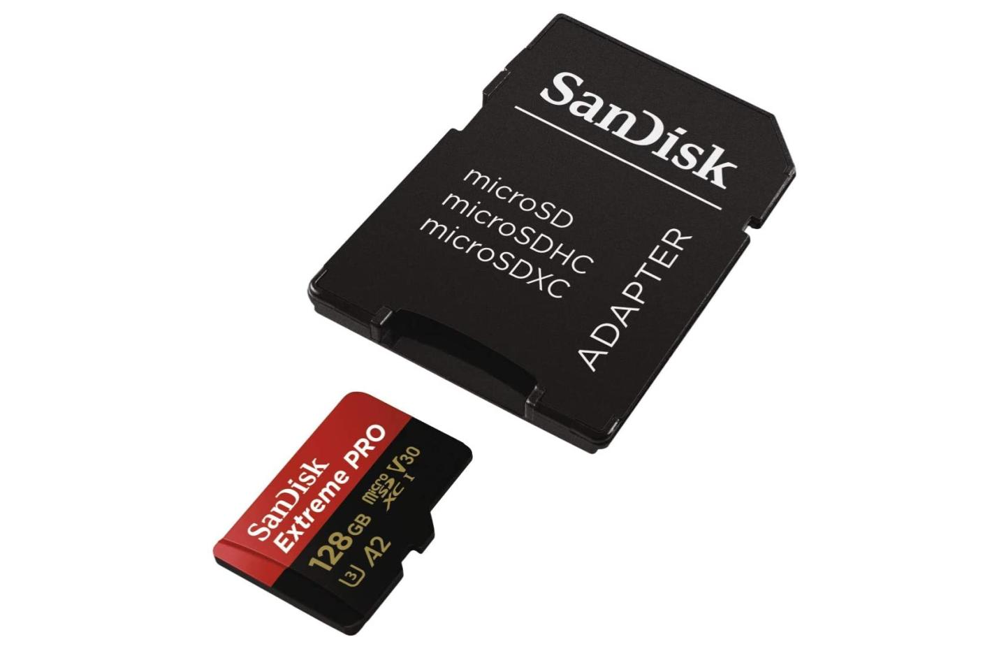 La microSD SanDisk Extreme Pro 128 Go est au plus bas sur