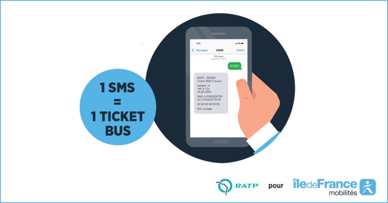 comment acheter ticket bus sms