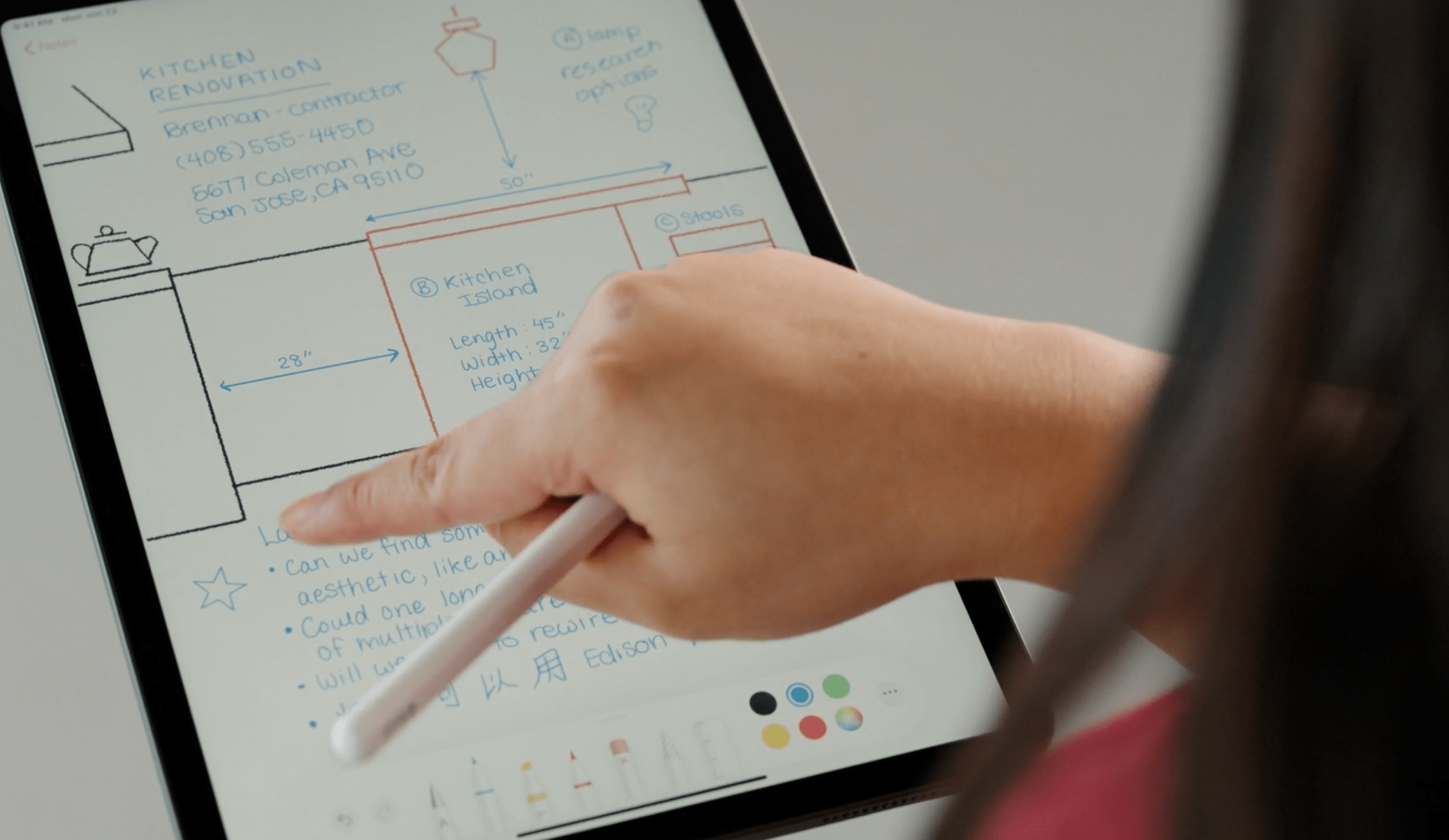 Conversion de notes manuscrites : E-pens Mobile Notes