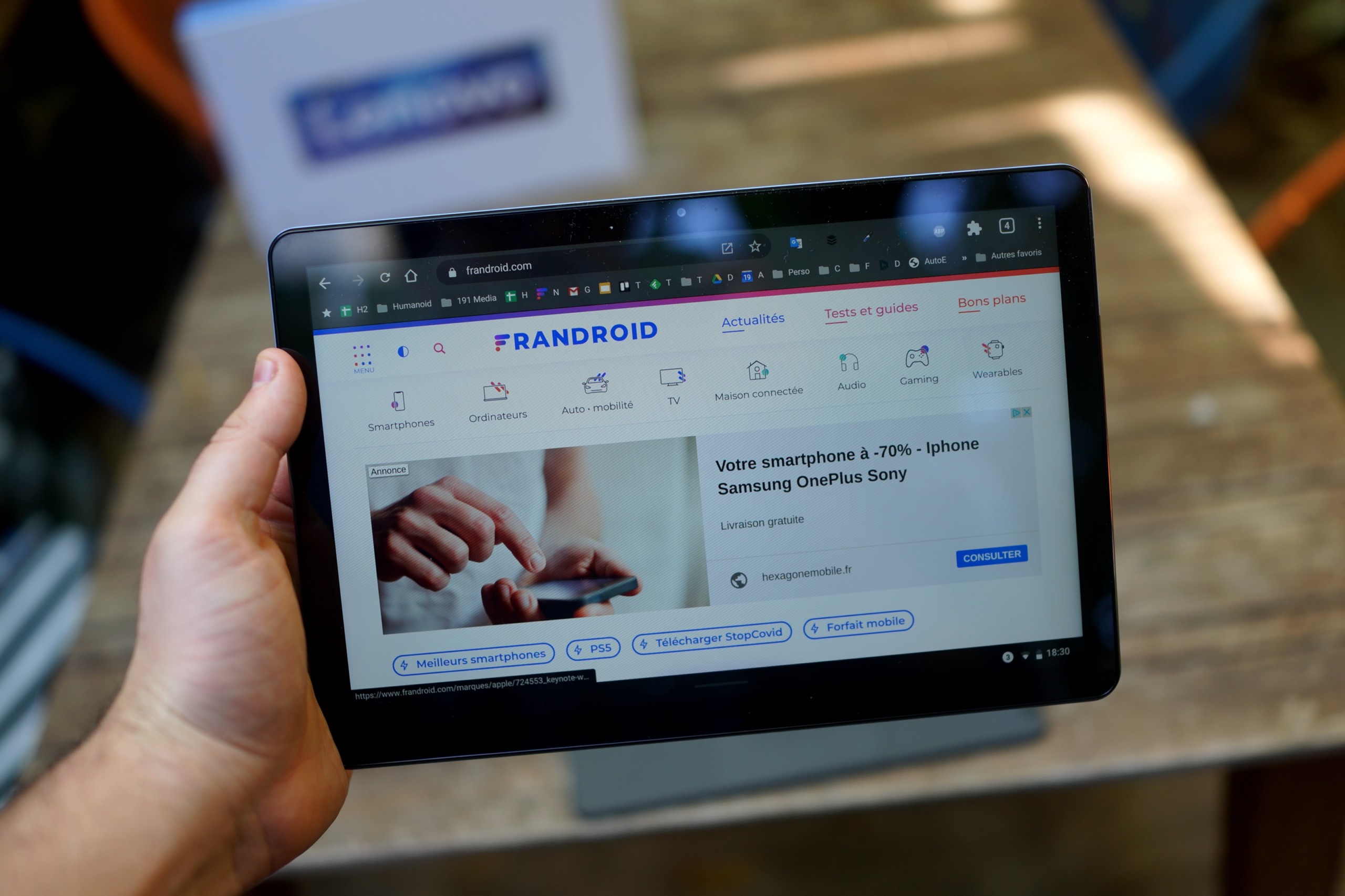 La tablette s'utilisant comme un Chromebook est en promotion chez Lenovo