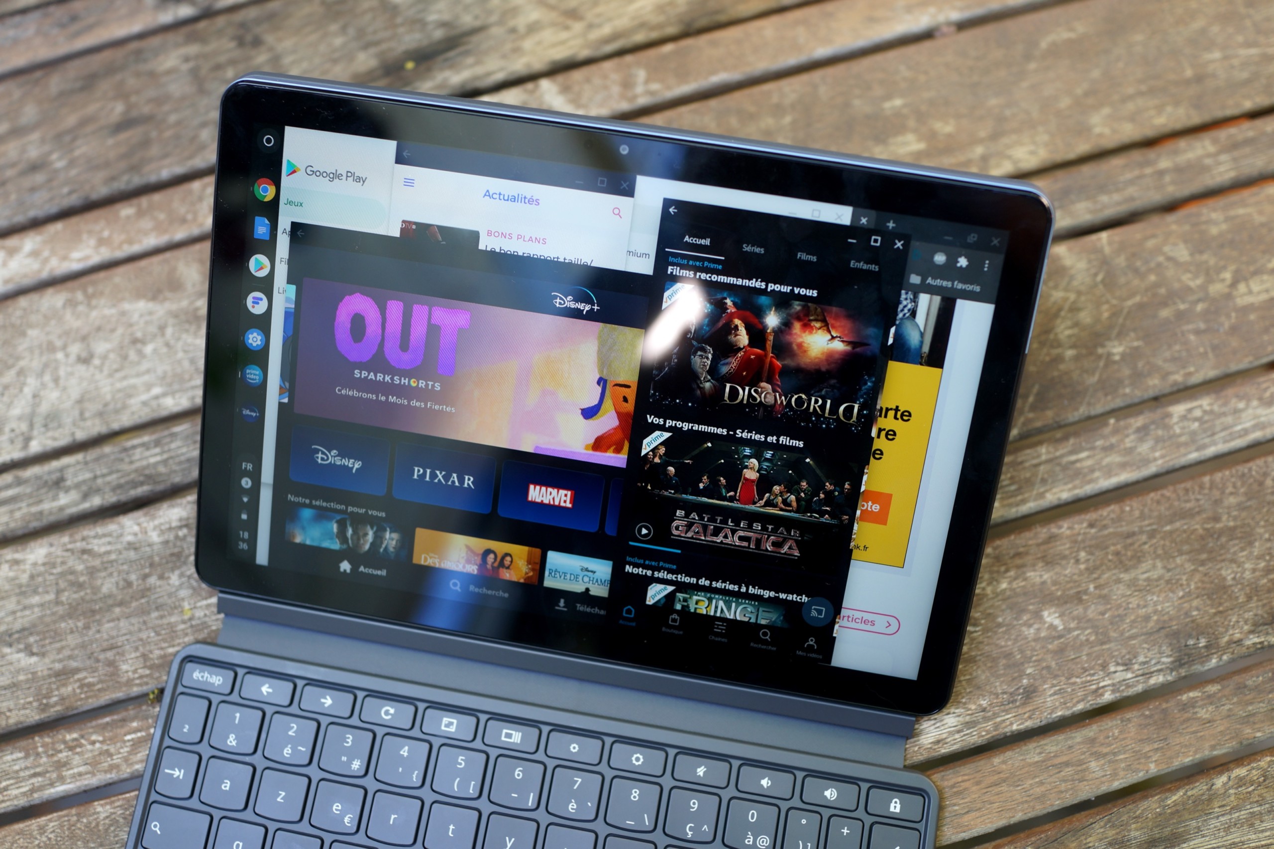 La tablette s'utilisant comme un Chromebook est en promotion chez Lenovo
