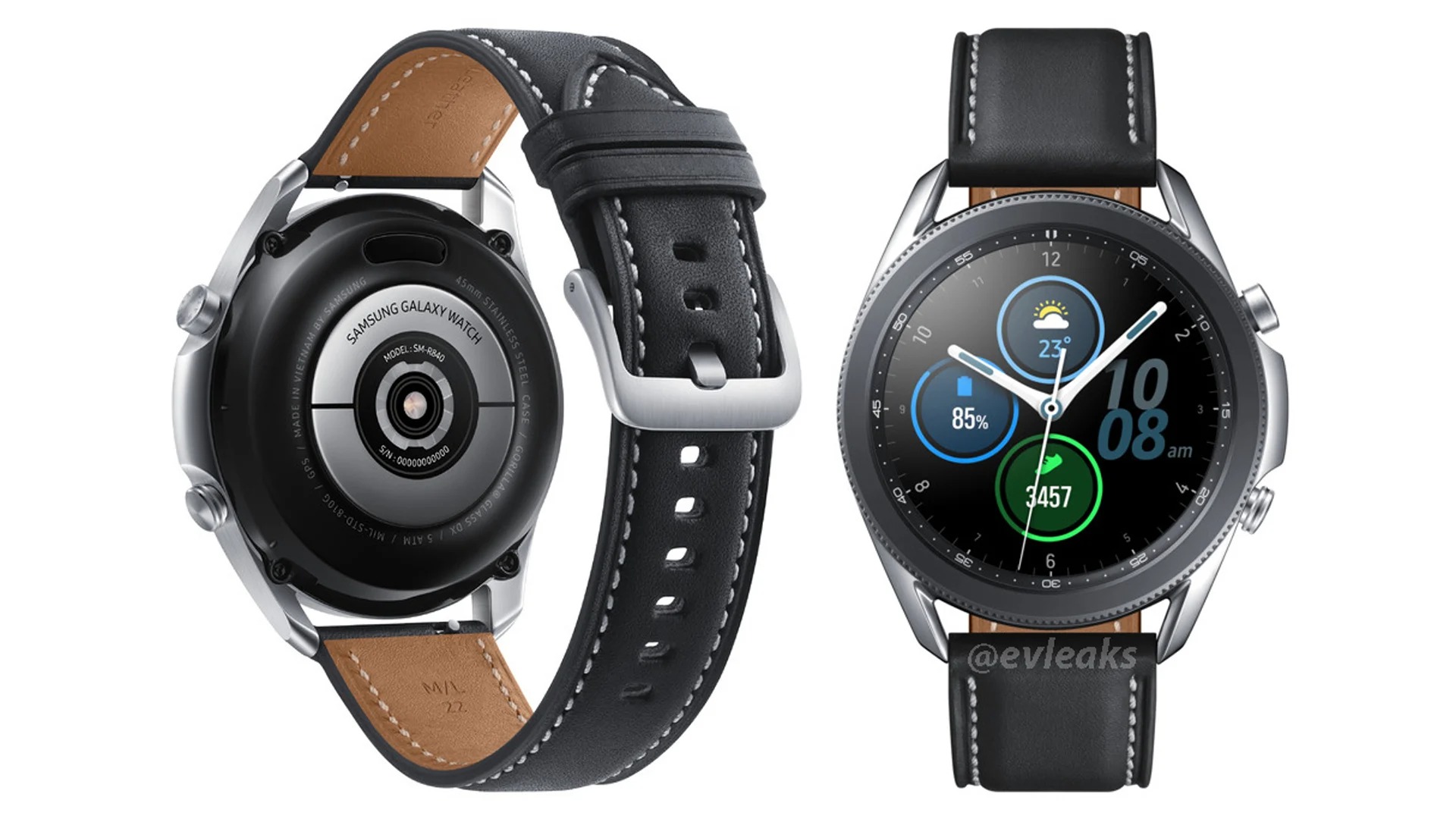 Galaxy Watch 3 voici le premier rendu presse de la future montre de