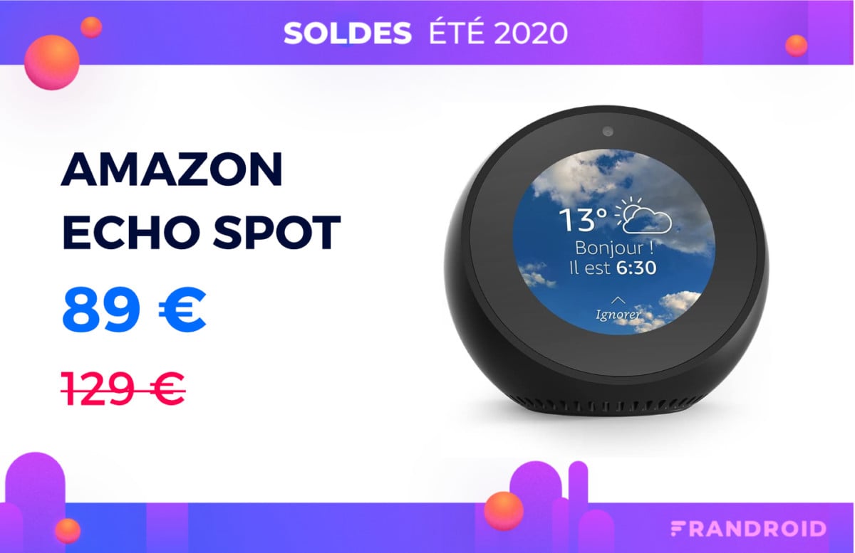 Amazon Echo Spot : ce réveil connecté avec Alexa est 40 € moins cher