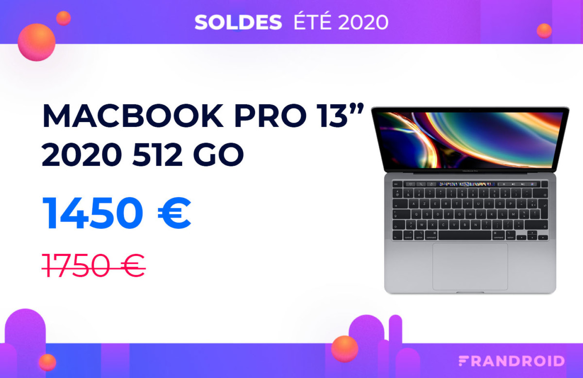 Apple et les soldes, c&rsquo;est aussi 300 € de réduction pour le nouveau MacBook Pro 13
