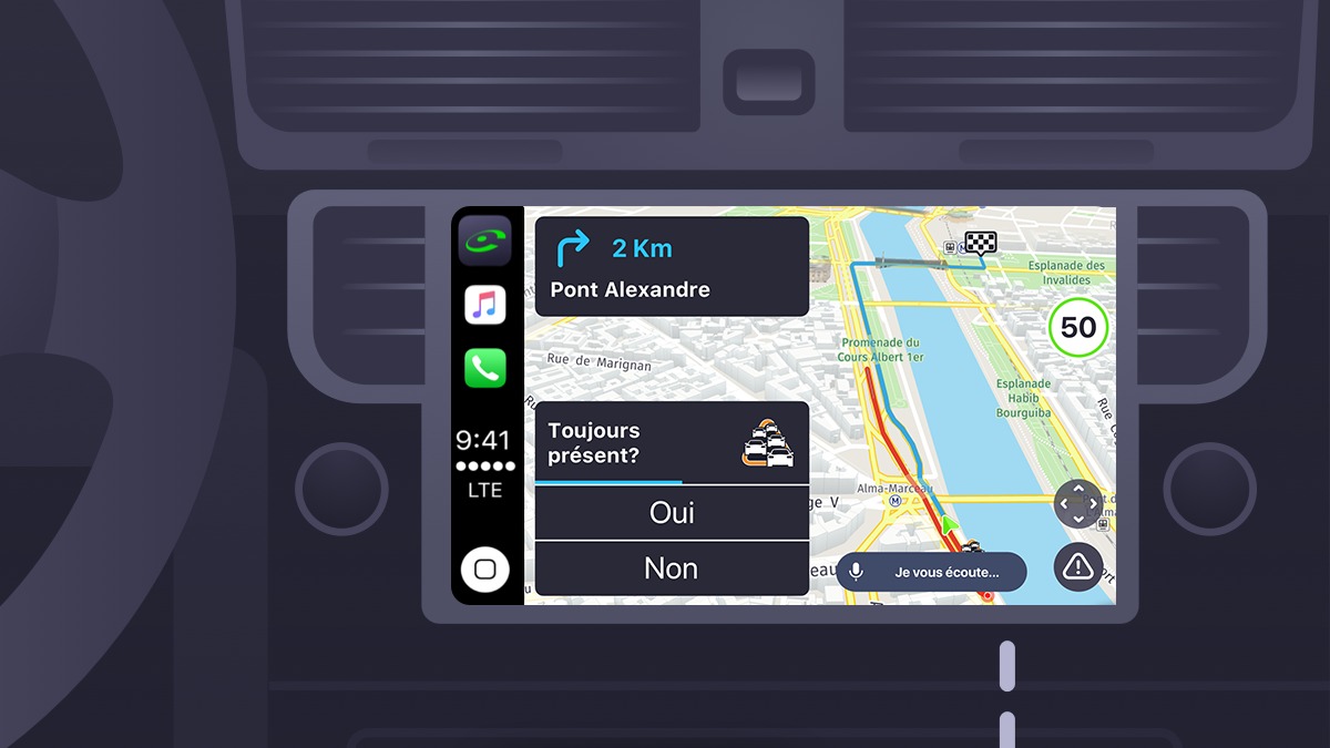 L'application Coyote propose les habituelles fonctions de ses boîtiers GPS dans son application mobile.