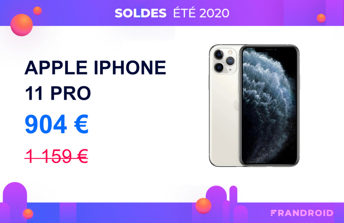 L&rsquo;iPhone 11 Pro est disponible avec 255 € de réduction pour les soldes