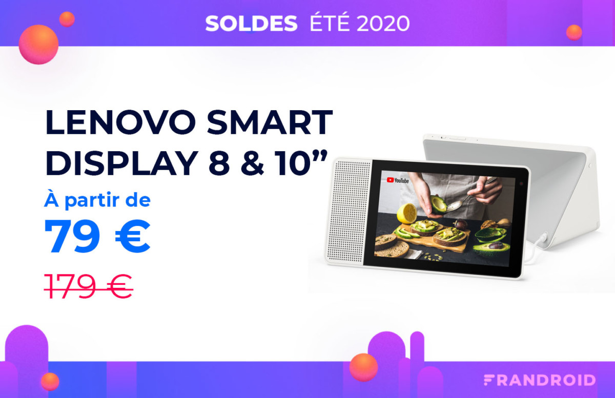 Lenovo Smart Display : jusqu&rsquo;à 140 € de remise pour les modèles 8 et 10 pouces