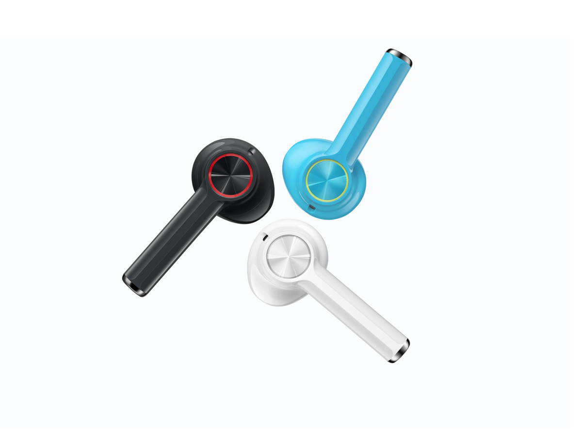 Les trois coloris des OnePlus Buds