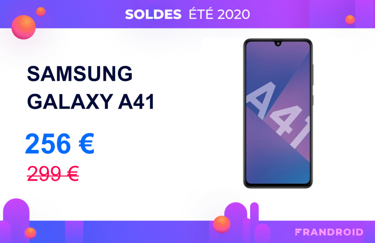 Le Samsung Galaxy A41 est presque 50 euros moins cher pour les soldes