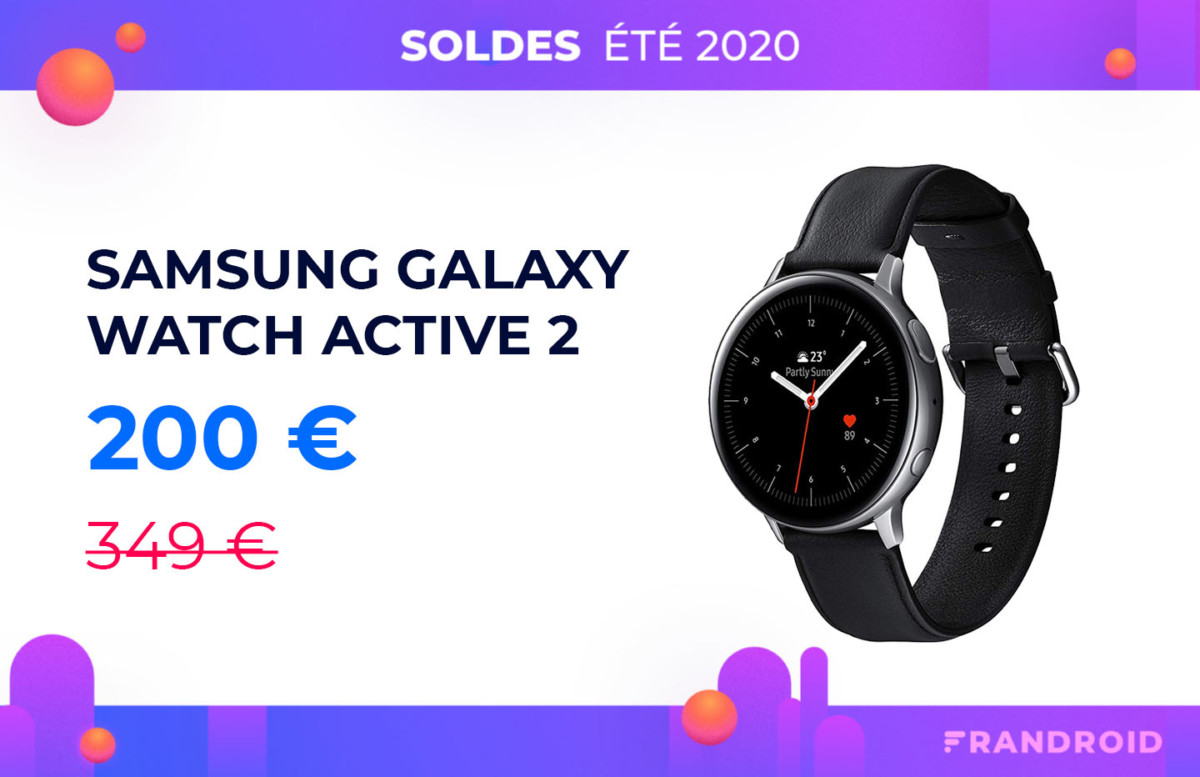 L&rsquo;excellente Samsung Galaxy Watch 2 à seulement 200 euros