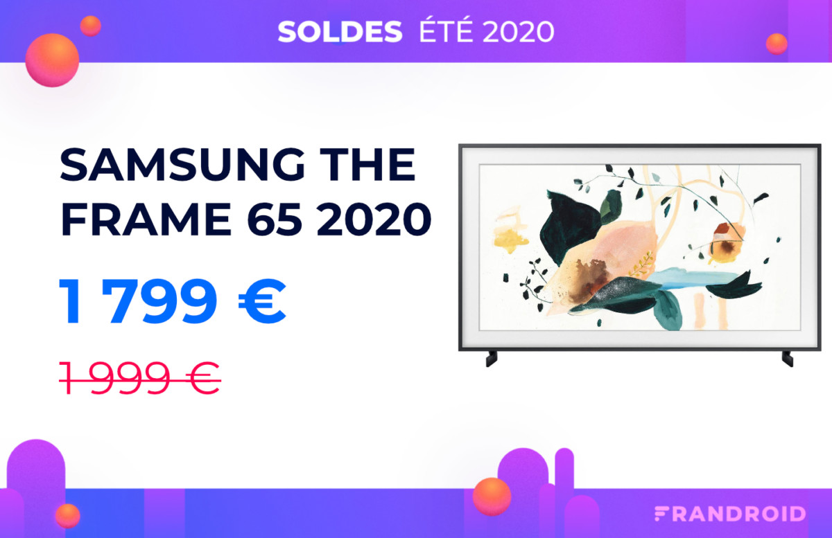 Le téléviseur Samsung The Frame 2020 de 65 pouces est déjà soldé