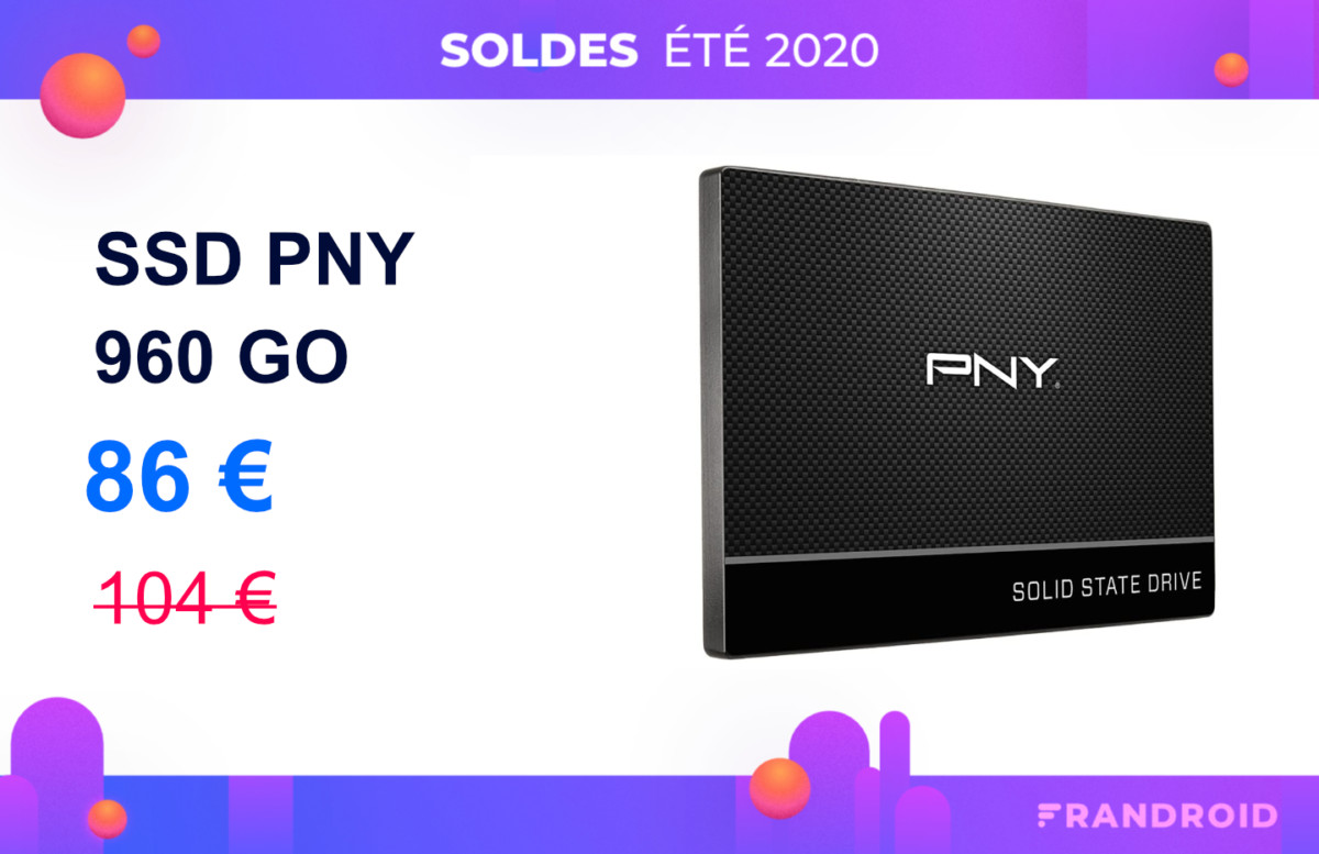 Encore une baisse de prix pour le SSD PNY 960 Go sur Amazon