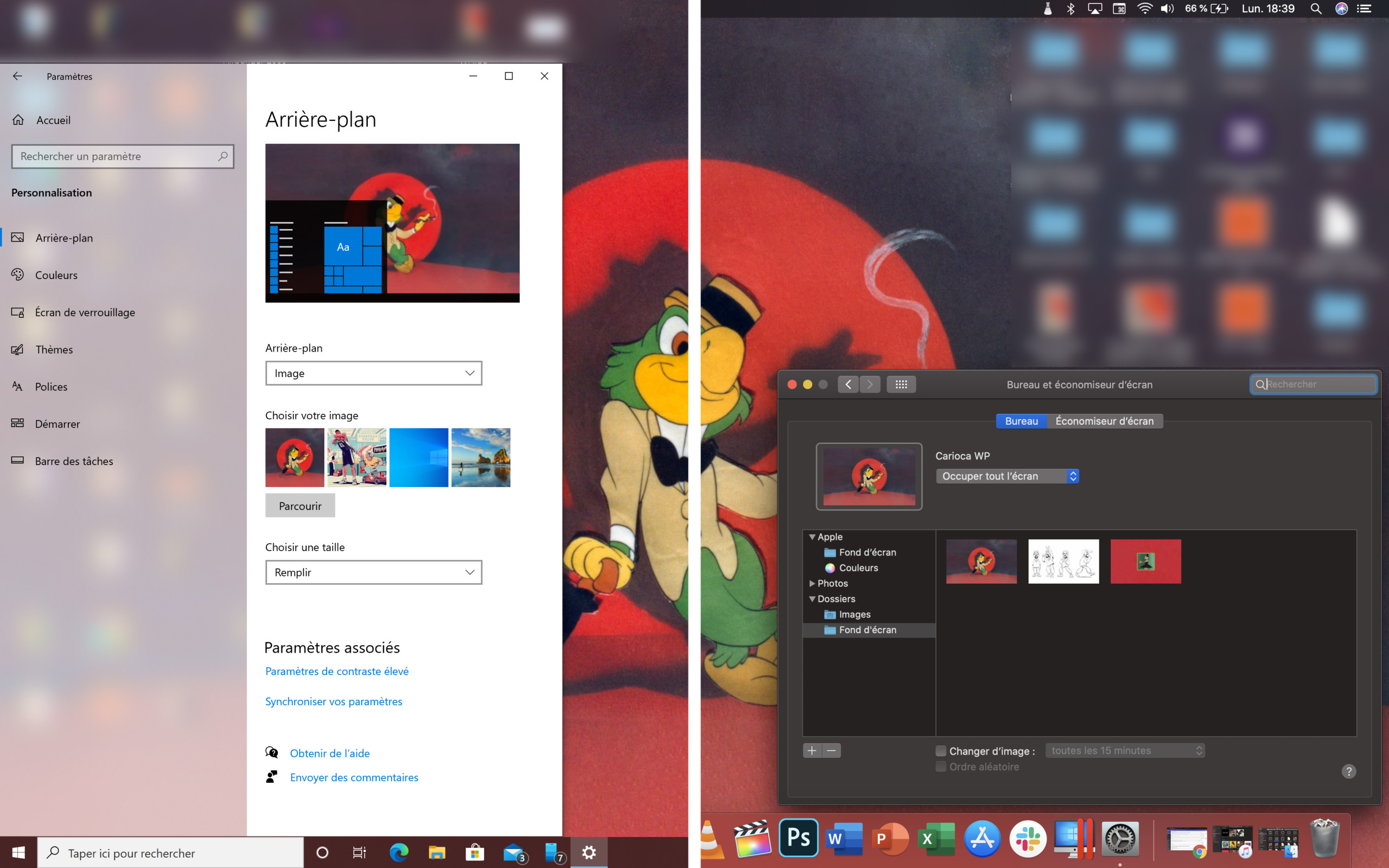 Comment changer son fond d cran sur Windows 10 ou macOS