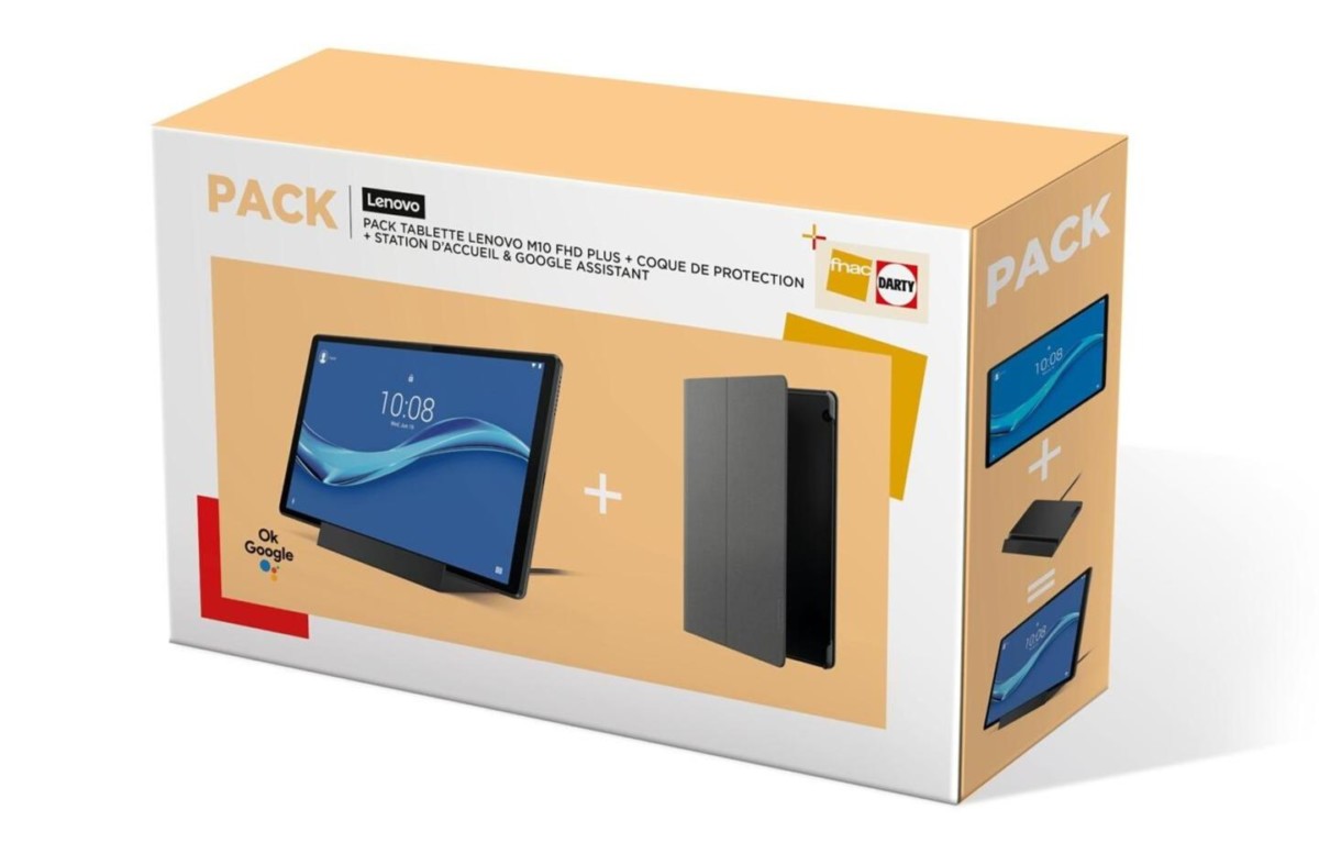 Ce pack avec la tablette Lenovo M10 Plus coûte 60 € moins cher aujourd&rsquo;hui