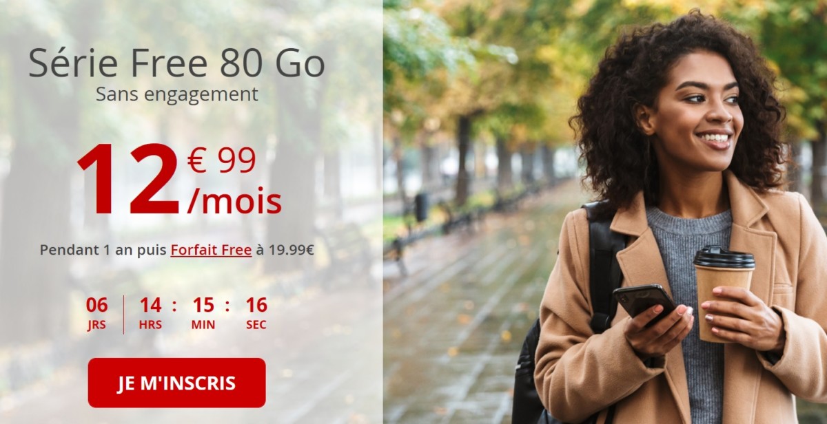 Free mobile prolonge son forfait 80 Go à 12,99 euros par mois