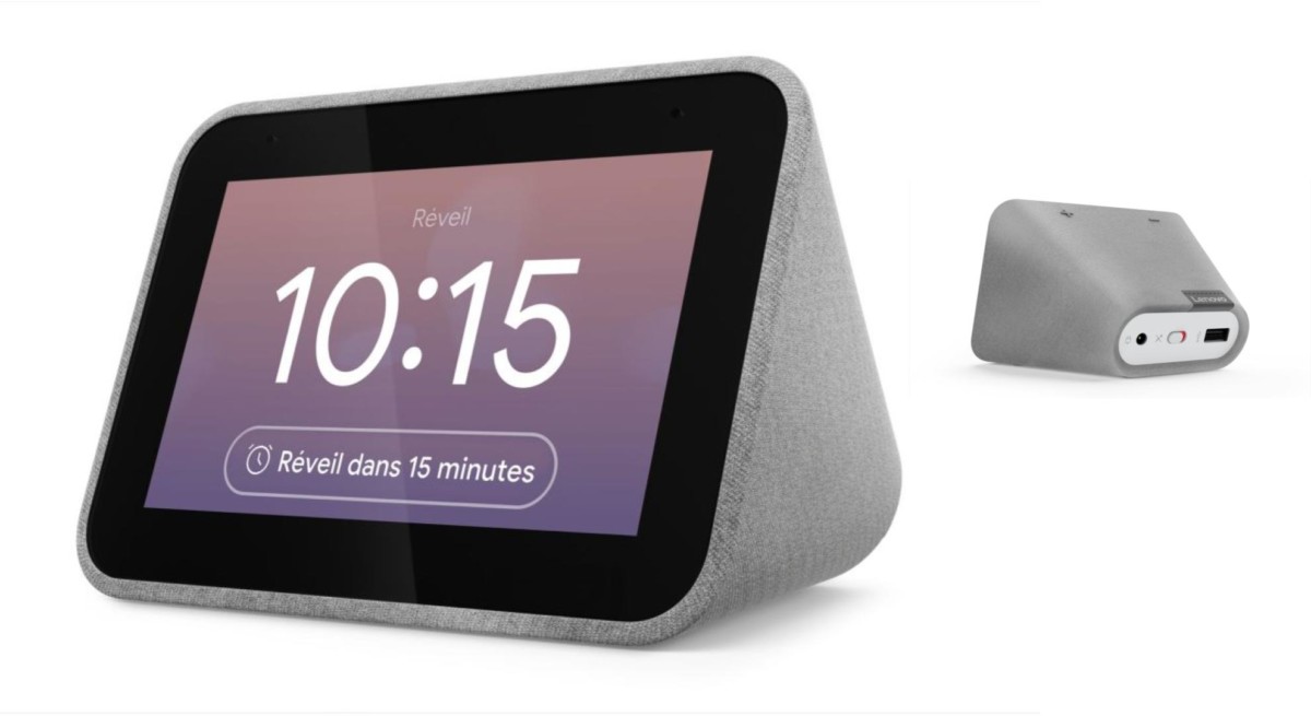 Le réveil intelligent Lenovo Smart Clock bénéficie de 50 % de réduction