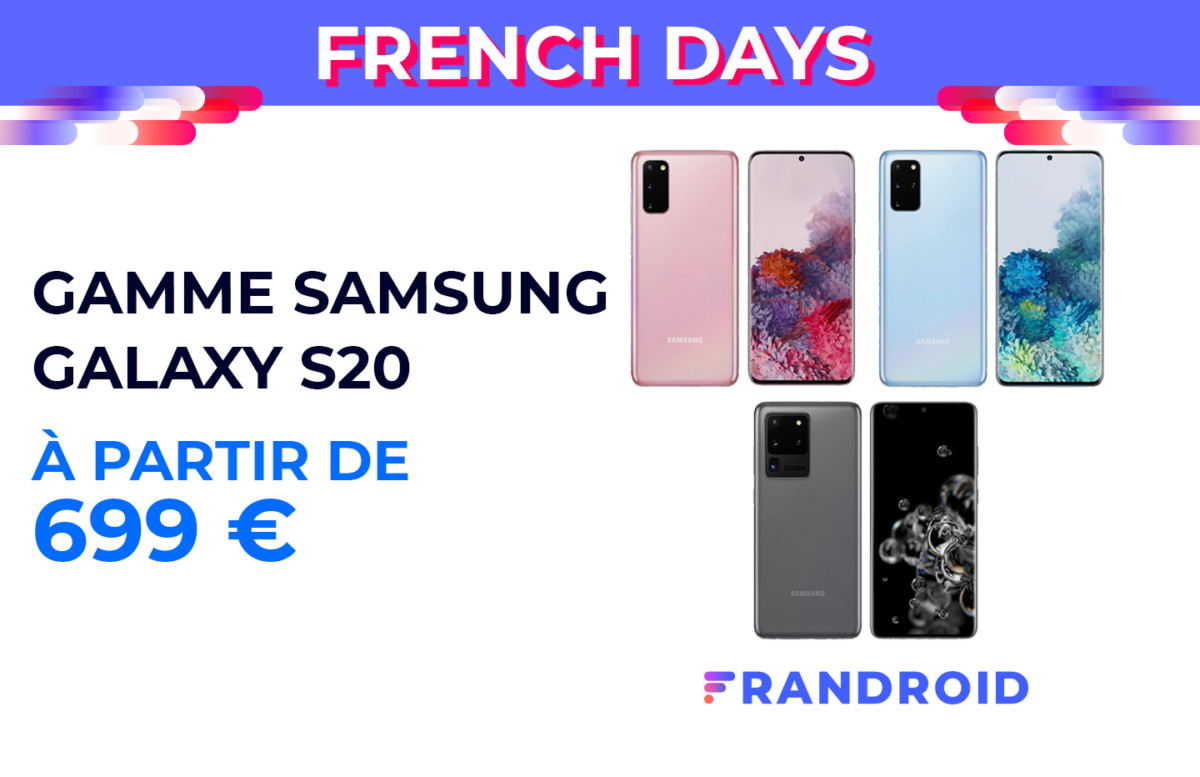 La gamme Samsung Galaxy S20 est en forte promotion pour les French Days