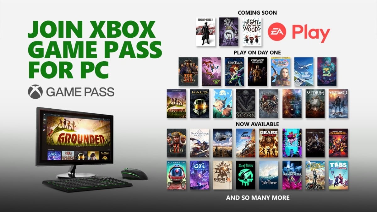 liste jeux xbox game pass pc