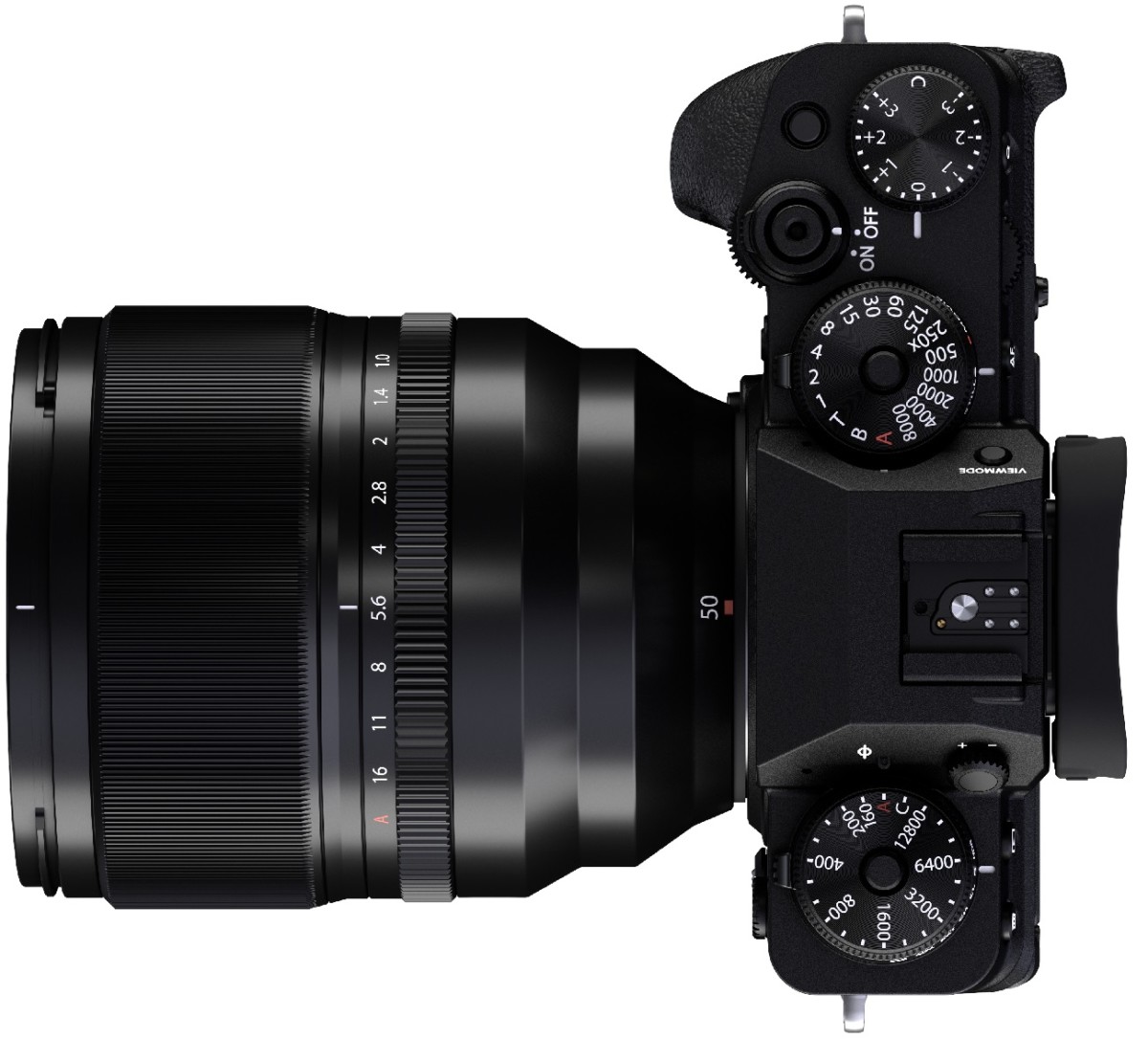 L'objectif 50 mm (f/1,0) de Fujifilm sur un boîtier X-T4