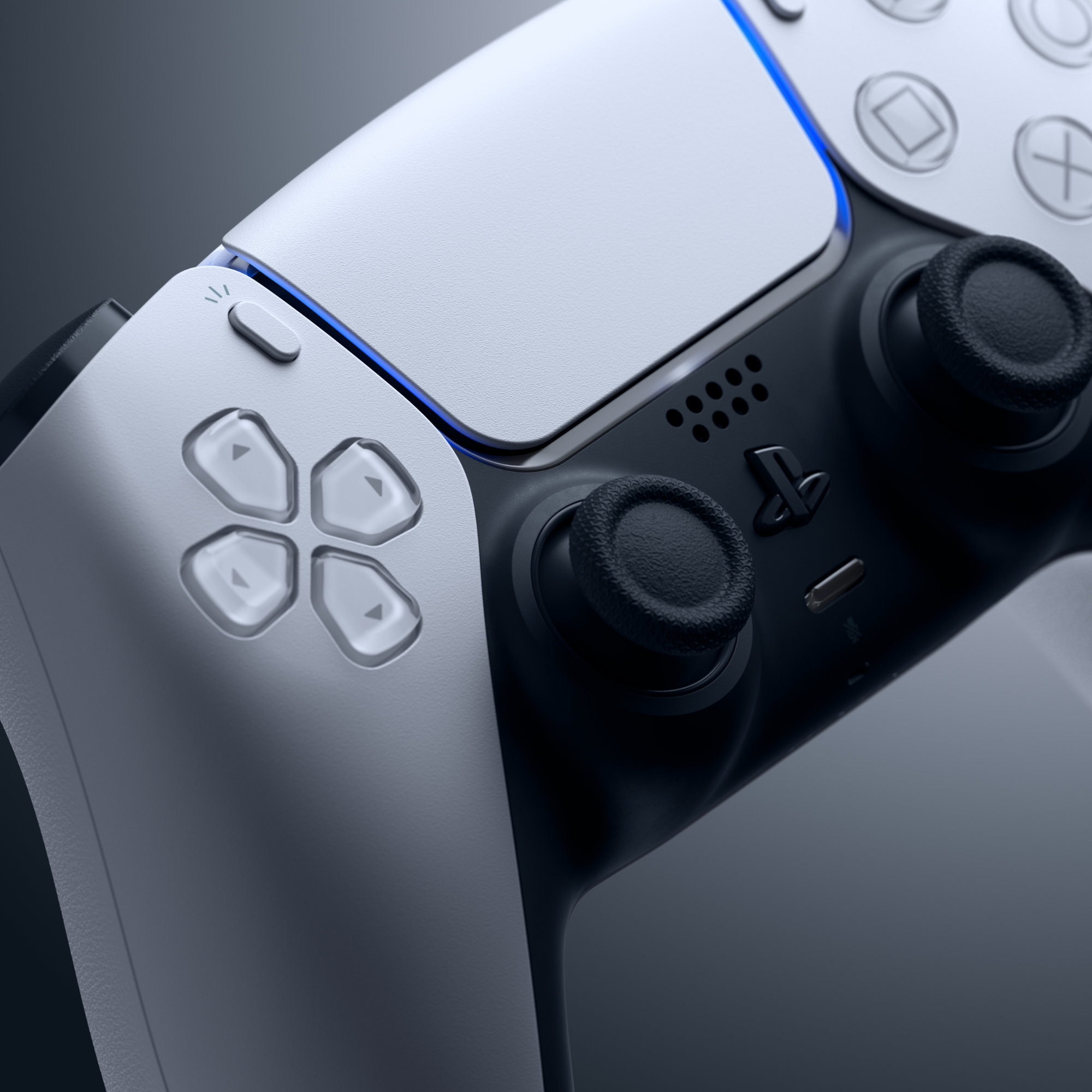 Une console PlayStation 5 avec 2 manettes, 6 jeux et un …