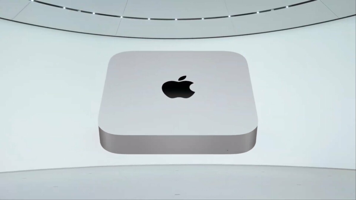  Apple  Mac Mini  avec M1 le premier tout petit PC fixe de 