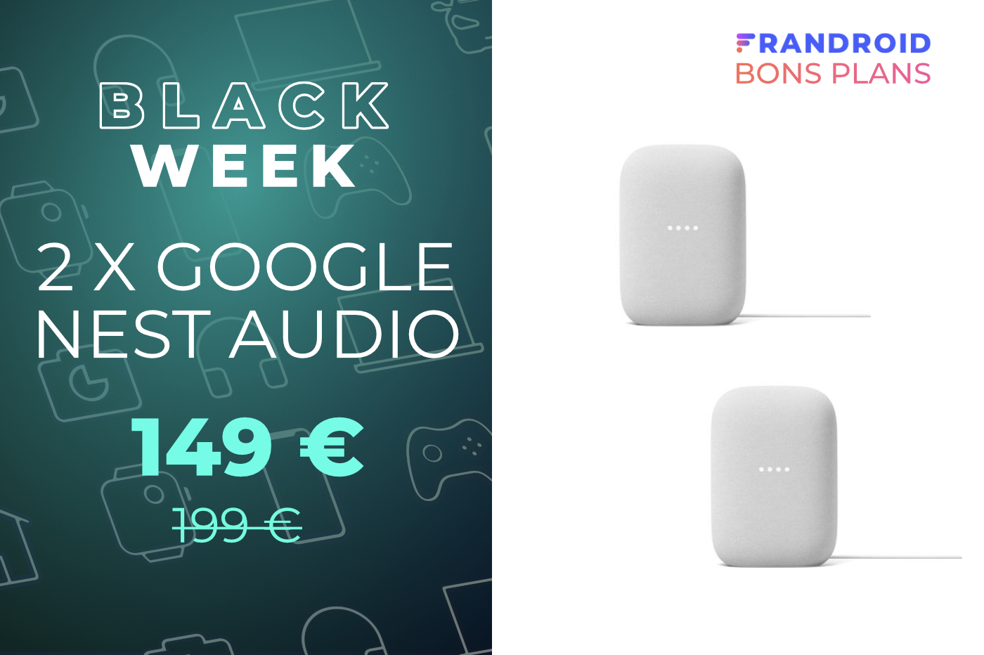 Black Friday Week : 19€ seulement pour l'enceinte connectée Google