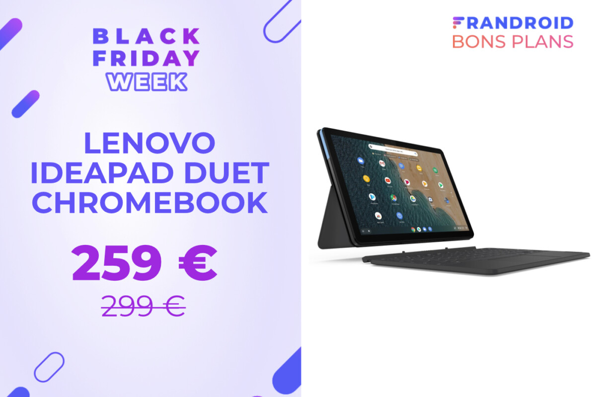 Le prix de la tablette Lenovo IdeaPad Duet Chromebook baisse de 40 € pour le Black Friday