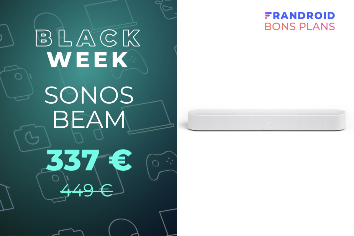 La puissante barre de son Sonos Beam coûte aujourd&rsquo;hui 112 € de moins