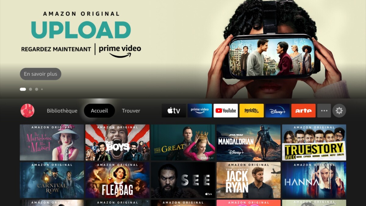 La nouvelle interface Amazon Fire TV sur les nouveaux Sticks HDMI