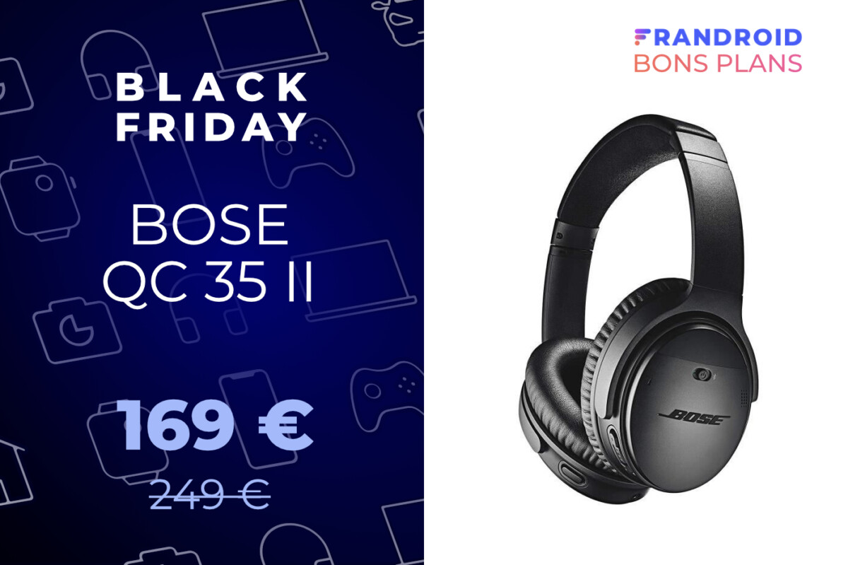 Merci le Black Friday, le Bose QC 35 II est disponible à seulement 169 €