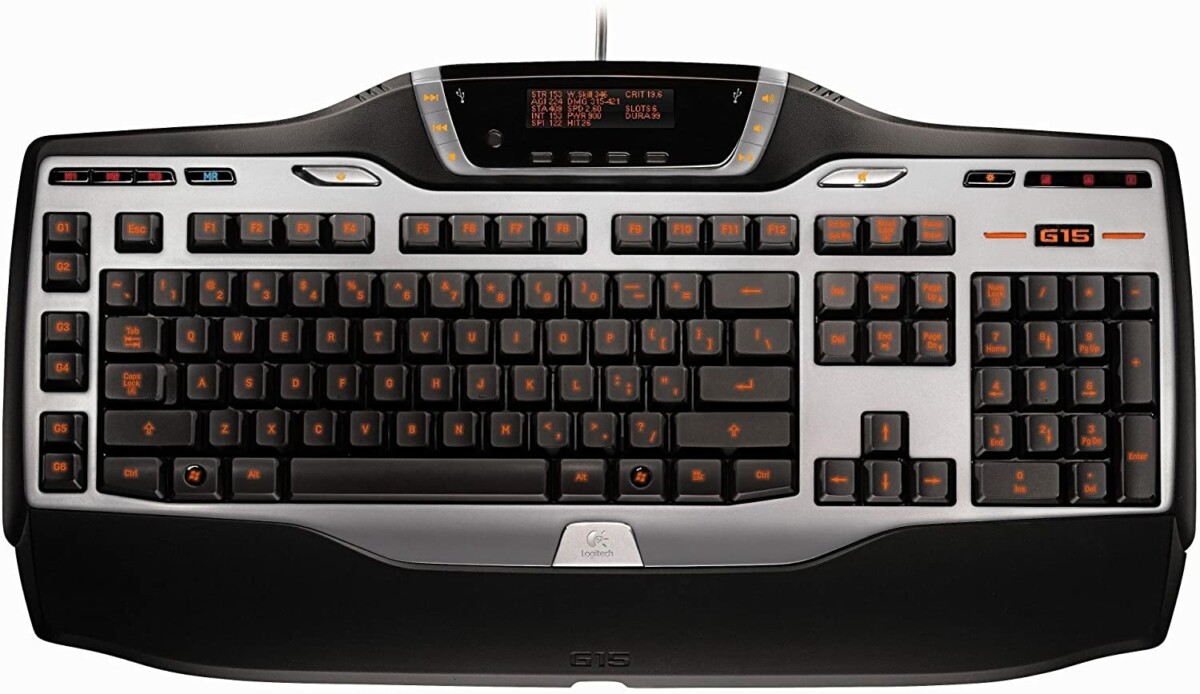 Le Logitech G15, un clavier gaming… Mais à membrane
