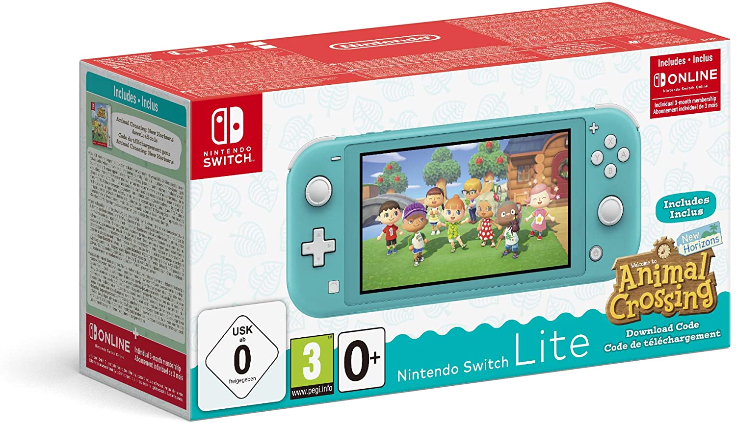 Le Pack Nintendo Switch Lite Turquoise Animal Crossing Moins De 200 